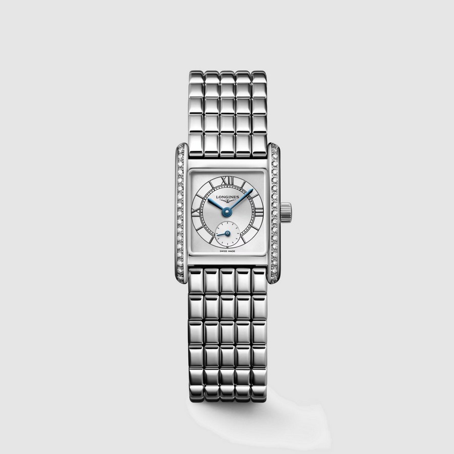 Đồng Hồ Longines Mini Dolcevita Nữ 21.5x29mm Xám